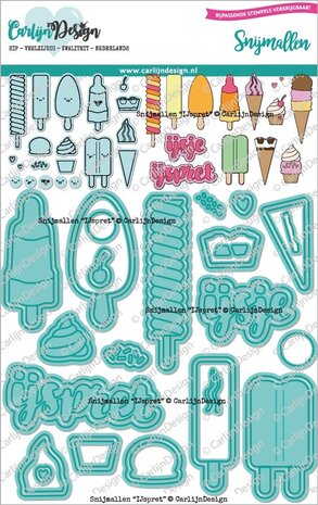CarlijnDesign Snijmallen Ijspret (CDSN-0179) (OUTLET) CarlijnDesign Snijmallen Ijspret (CDSN-0179) (OUTLET)
