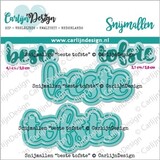 CarlijnDesign Snijmallen Beste Tofste (CDSN-0188) (OUTLET)