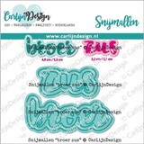 CarlijnDesign Snijmallen Broer Zus (CDSN-0191) (OUTLET)