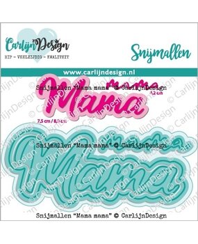 CarlijnDesign Mama Mama Snijmallen (CDSN-0220) (OUTLET)
