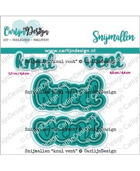 CarlijnDesign Snijmallen Knul Vent (CDSN-0227) (OUTLET)