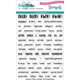 CarlijnDesign Stempels Water Praatjes (CDST-0030) (OUTLET)