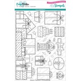 CarlijnDesign Stempels Slimline Cadeaus (CDST-0076) (OUTLET)