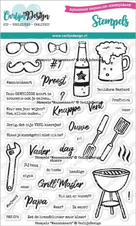 CarlijnDesign Stempels Mannenkaart (CDST-0101) (OUTLET) CarlijnDesign Stempels Mannenkaart (CDST-0101) (OUTLET)