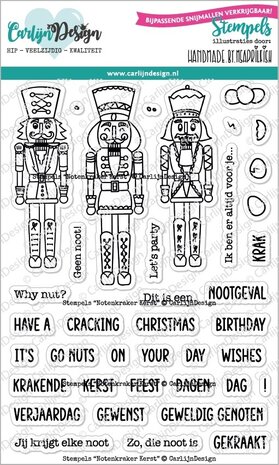 CarlijnDesign Stempels Notenkraker Kerst (CDST-0110) (OUTLET)