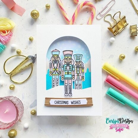 CarlijnDesign Stempels Notenkraker Kerst (CDST-0110) (OUTLET)