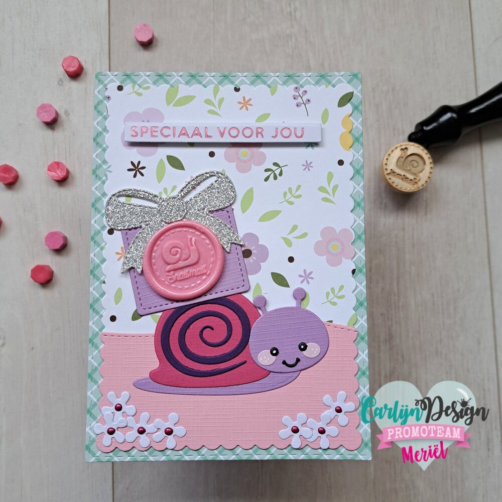 CarlijnDesign Wax Seal Stamper 26 Snail Mail 1 Inch (CDWX-0043) (OUTLET)