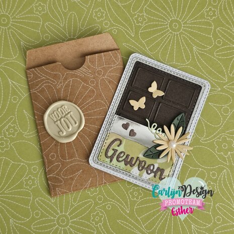 CarlijnDesign Waxzegel 42 Voor jou + Handvat (CDWX-0067) (OUTLET)