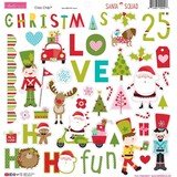Bella BLVD Santa Squad Chipboard Icons (BB2194) (OUTLET)