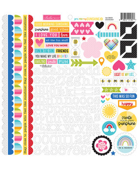 Bella BLVD You Are My Sunshine Doohickey Cardstock Stickers (BB2434) (OUTLET)