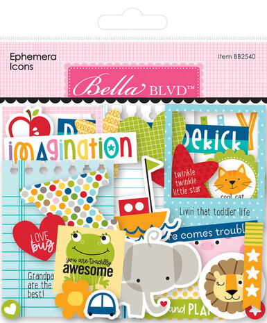 Bella BLVD Tiny Tots 2.0 Ephemera Icons (BB2540) (OUTLET)