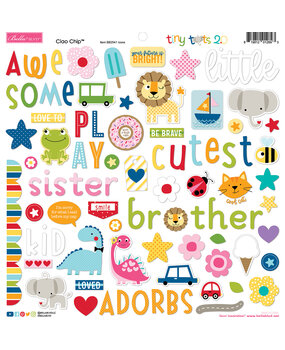 Bella BLVD Tiny Tots 2.0 Chipboard Icons (BB2541) (OUTLET)