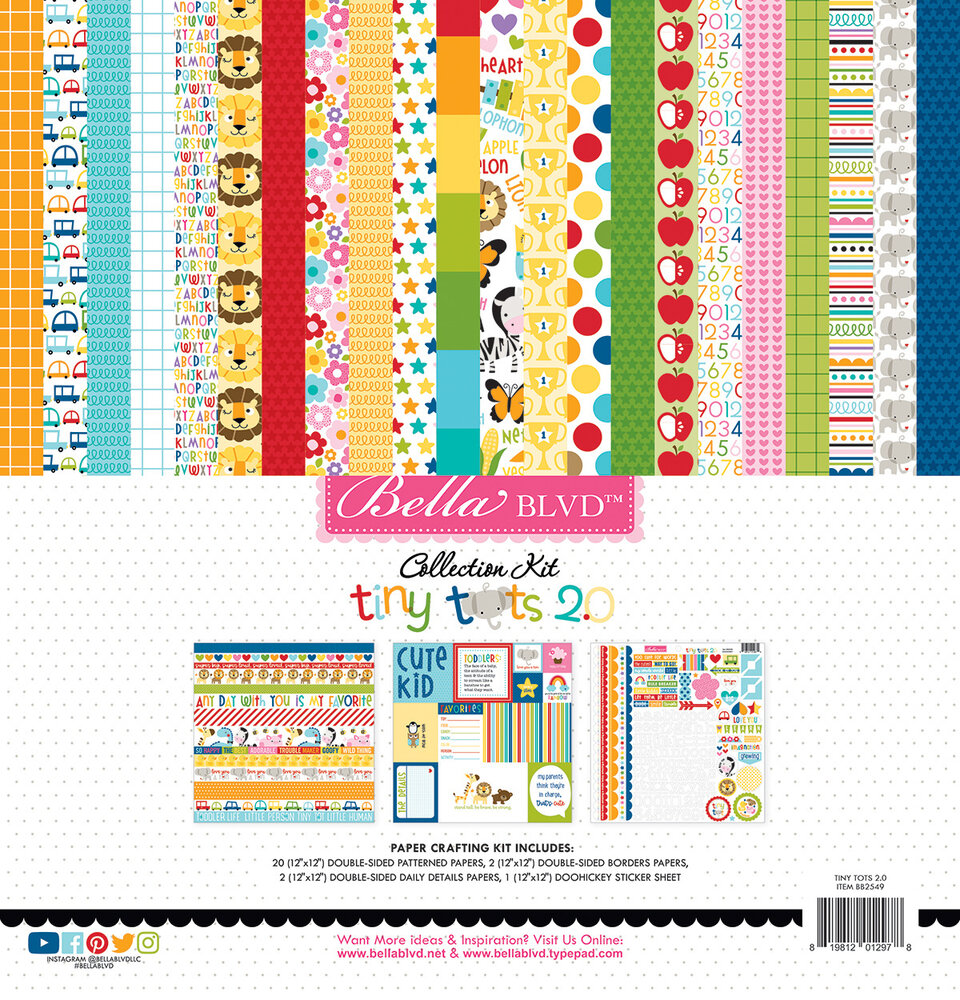 Bella BLVD Tiny Tots 2.0 12x12 Inch Collection Kit (BB2549) (OUTLET)
