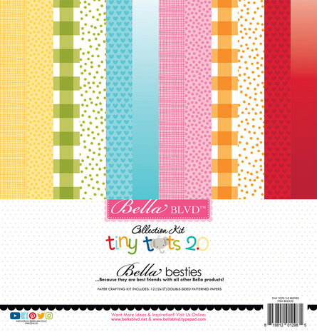 Bella BLVD Tiny Tots 2.0 12x12 Inch Bella Besties Kit (BB2550) (OUTLET)