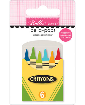 Bella BLVD School Is Cool Color Me Happy Bella-Pops (BB2574) (OUTLET)