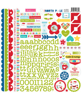 Bella BLVD The North Pole Doohickey Cardstock Stickers (BB2621) (OUTLET)