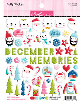 Bella BLVD The North Pole Cheerful Puffy Stickers (BB2625) (OUTLET)