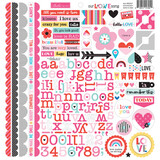 Bella BLVD Our Love Song Doohickey Cardstock Stickers (BB2647) (OUTLET)