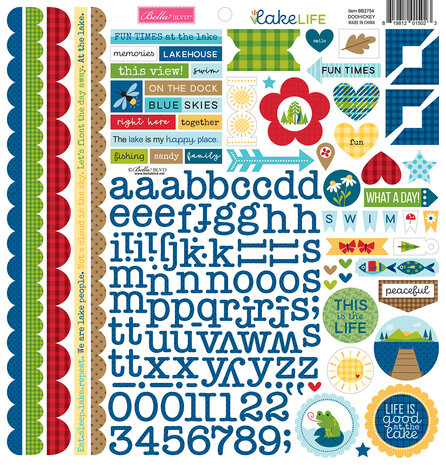 Bella BLVD Lake Life Doohickey Cardstock Stickers (BB2754) (OUTLET)