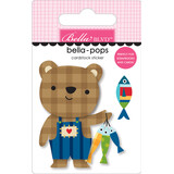 Bella BLVD Lake Life Bearly Fishing Bella-Pops (BB2762) (OUTLET)