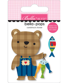Bella BLVD Lake Life Bearly Fishing Bella-Pops (BB2762) (OUTLET)