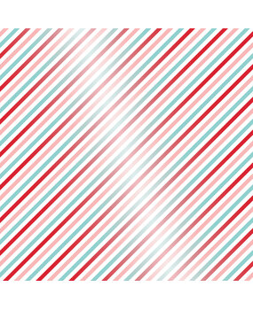 Bella BLVD Candy Cane Stripe Clear Cuts (BB2827) (OUTLET)