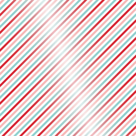 Bella BLVD Candy Cane Stripe Clear Cuts (BB2827) (OUTLET) Bella BLVD Candy Cane Stripe Clear Cuts (BB2827) (OUTLET)