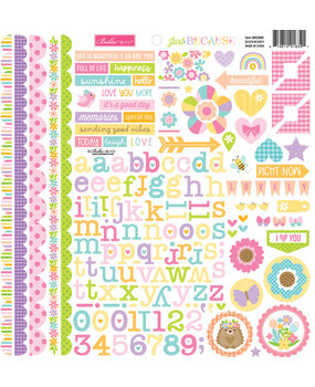 Bella BLVD Just Because Doohickey Cardstock Stickers (BB2886) (OUTLET)