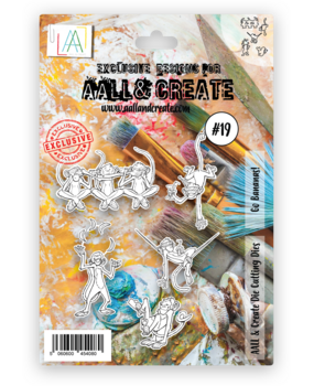 AALL and Create Cutting Dies A5 Go Bananas! (AALL-DI-019) (OUTLET)