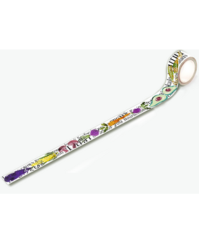 AALL and Create Washi Tape 20mm 10m Story of Veg (AALL-MT-084) (OUTLET)