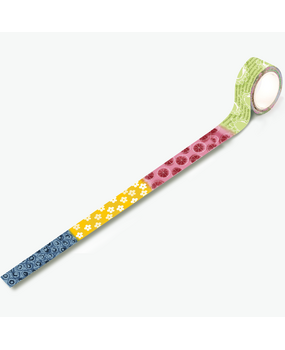 AALL and Create Washi Tape 20mm 10m Denim Sunflowers (AALL-MT-092) (OUTLET)