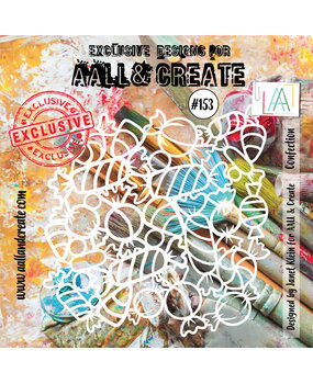 AALL and Create Stencil 6x6 Inch Confection (AALL-PC-153) (OUTLET)