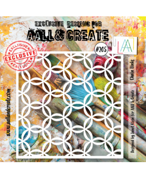 AALL and Create Stencil 6x6 Inch Chain Links (AALL-PC-205) (OUTLET)