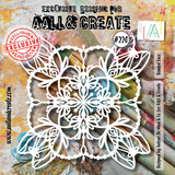 AALL and Create Stencil 6x6 Inch Beaded Lace (AALL-PC-220) (OUTLET)
