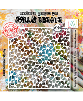 AALL and Create Stencil 6x6 Inch Pebbledash Renaissance (AALL-PC-224) (OUTLET)