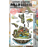 AALL and Create Stamp Set A6 Half Globe Hamlet (AALL-TP-1105) (OUTLET)
