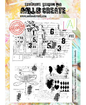 AALL and Create Stamp Set A4 Eclectic Silhouette (AALL-TP-113) (OUTLET)