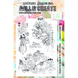AALL and Create Stamp Set A5 Filaments & Feathers (AALL-TP-621) (OUTLET)
