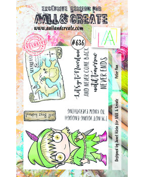 AALL and Create Stamp Set A7 Peter Pan (AALL-TP-636) (OUTLET)