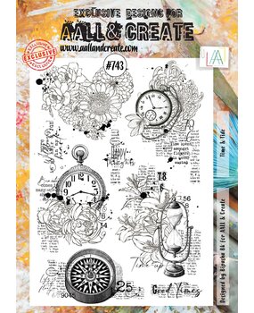 AALL and Create Stamp Set A4 Time & Tide (AALL-TP-743) (OUTLET)