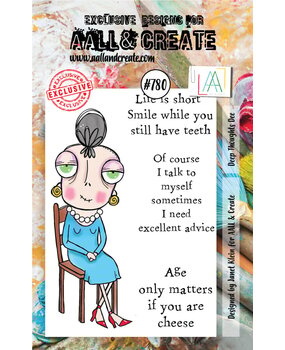 AALL and Create Stamp Set A7 Deep Thoughts Dee (AALL-TP-780) (OUTLET)