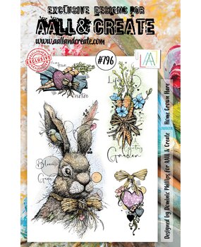 AALL and Create Stamp Set A5 Home Grown Hare (AALL-TP-796) (OUTLET)