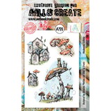 AALL and Create Stamp Set A6 Mushroom Cottage (AALL-TP-798) (OUTLET)