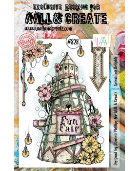 AALL and Create Stamp Set A5 Spiralling Delights (AALL-TP-828) (OUTLET)