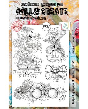 AALL and Create Stamp Set A5 Sassy Accessories (AALL-TP-837) (OUTLET)