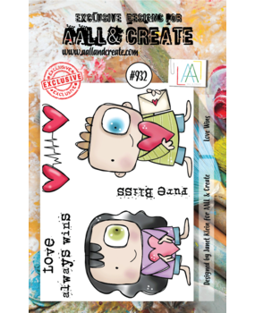AALL and Create Stamp Set A7 Love Wins (AALL-TP-932) (OUTLET)