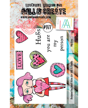AALL and Create Stamp Set A7 My Love (AALL-TP-977) (OUTLET)