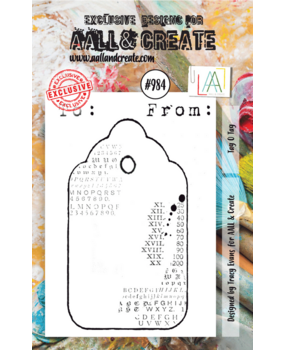 AALL and Create Stamp Set A7 Tag O Tag (AALL-TP-984) (OUTLET)