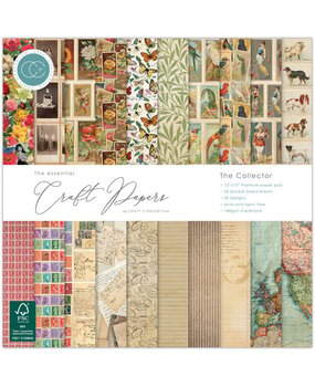 Craft Consortium The Collector 12x12 Inch Paper Pad (CCEPAD038)
