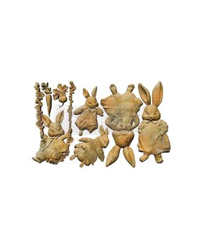 Re-Design Bunny Trail Tales 5x8 Inch Decor Moulds (681883)